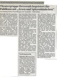 Presseartikel Arsen und Spitzenh&auml;ubchen 1993_94
